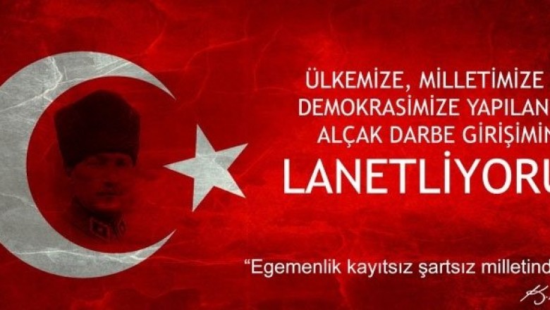   15 Temmuz Şehitlerimizi Rahmet ve Minnetle Anıyoruz!   