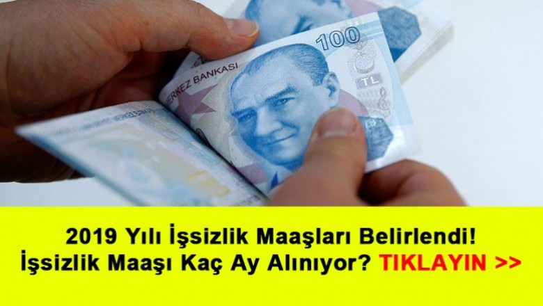   2019 Yılı İşsizlik Maaşları Belirlendi! İşsizlik Maaşı Kaç Ay Alınıyor? En Düşük İşsizlik Maaşı Kaç Para?   