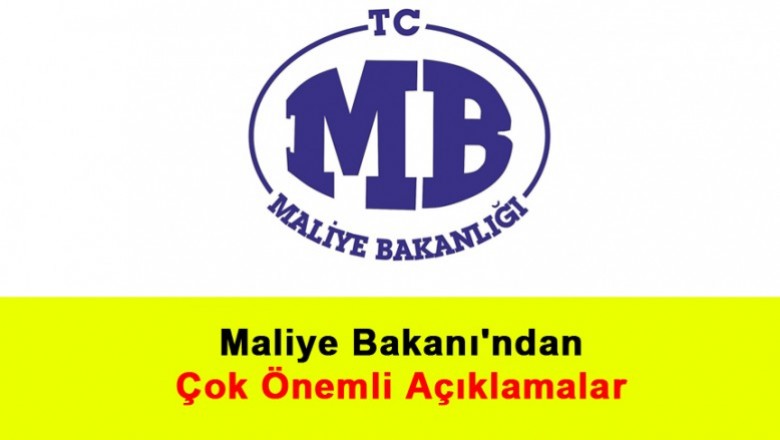   Maliye Bakanı'ndan Çok Önemli Açıklamalar   